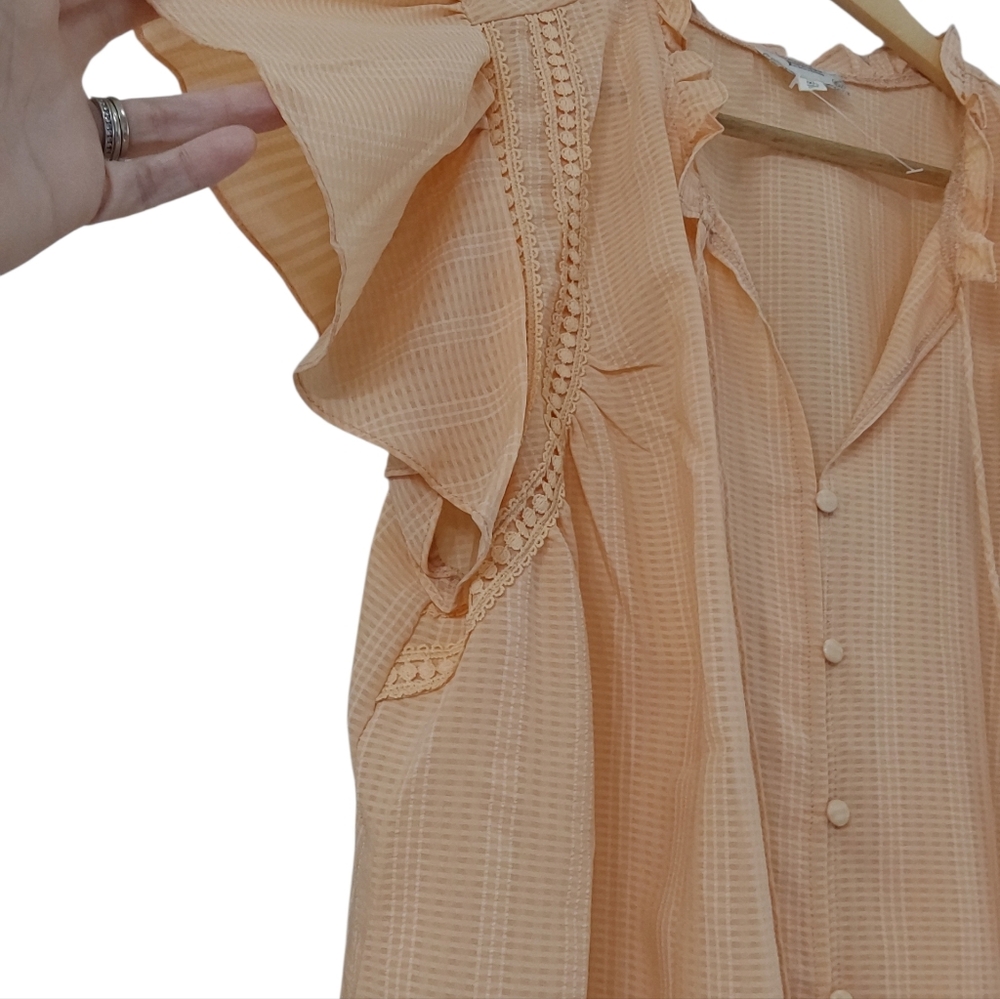 Perch By Blu Pepper Women's Peach Top - Picture 3 of 5